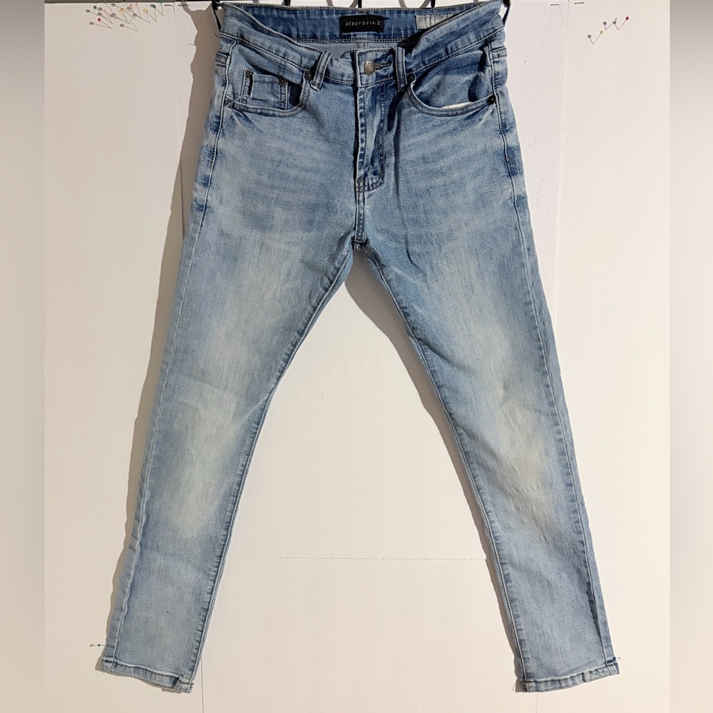AEROPOSTALE Light Blue Denim Skinny Jeans